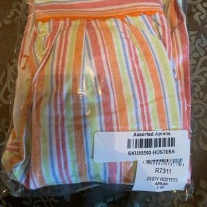 New multicolored apron